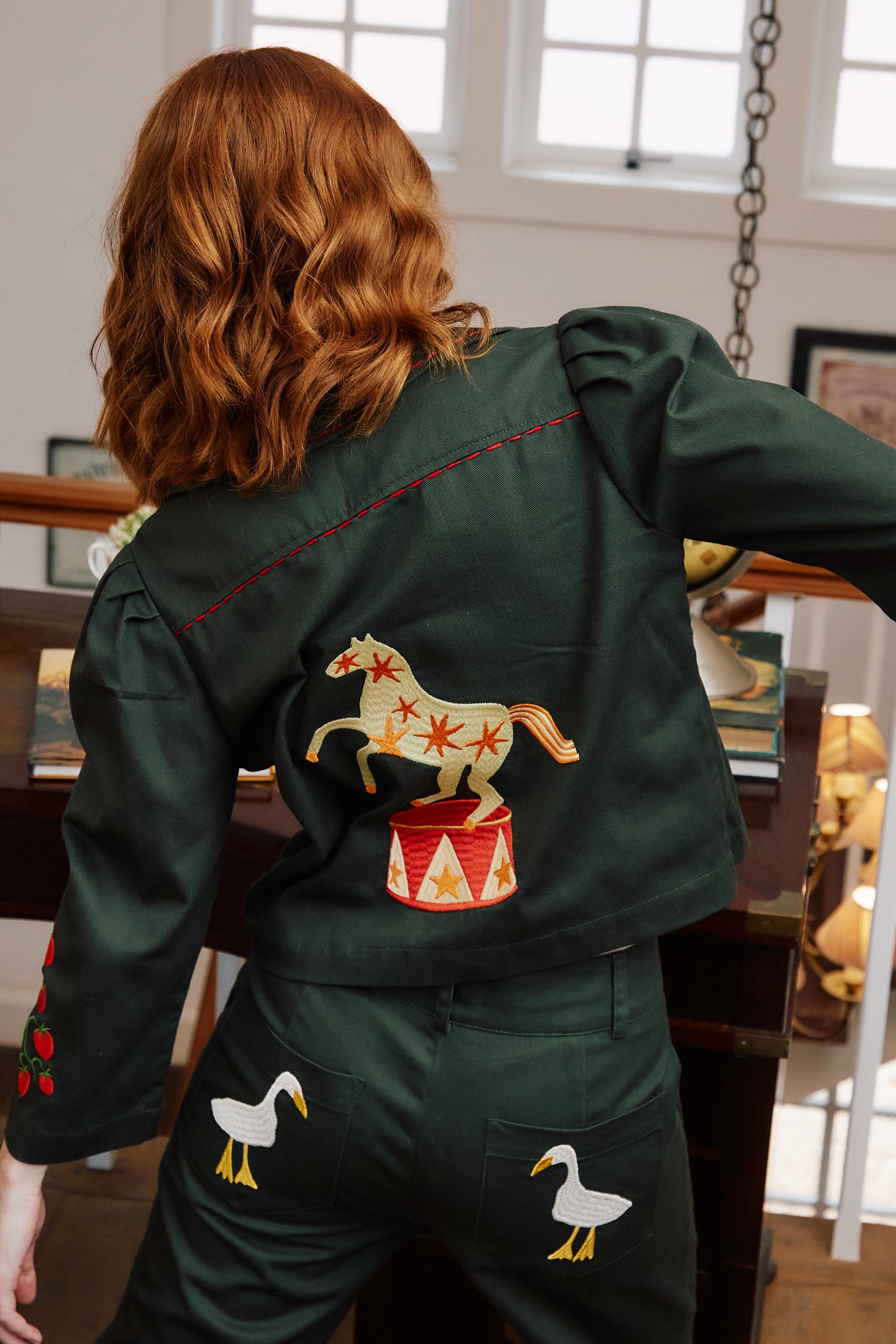 Casaco Fazenda - verde militar