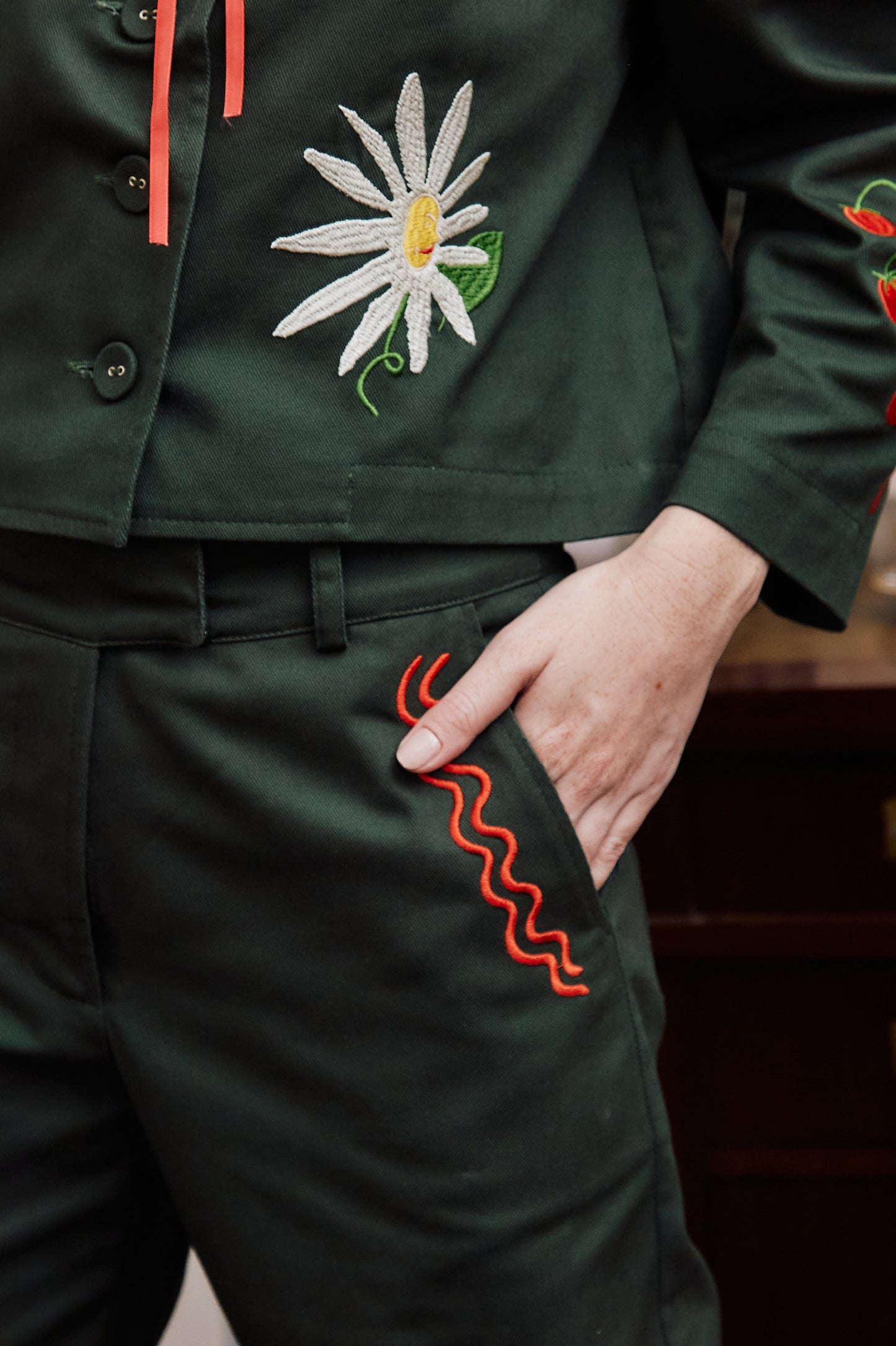 Calça Fazenda - verde militar