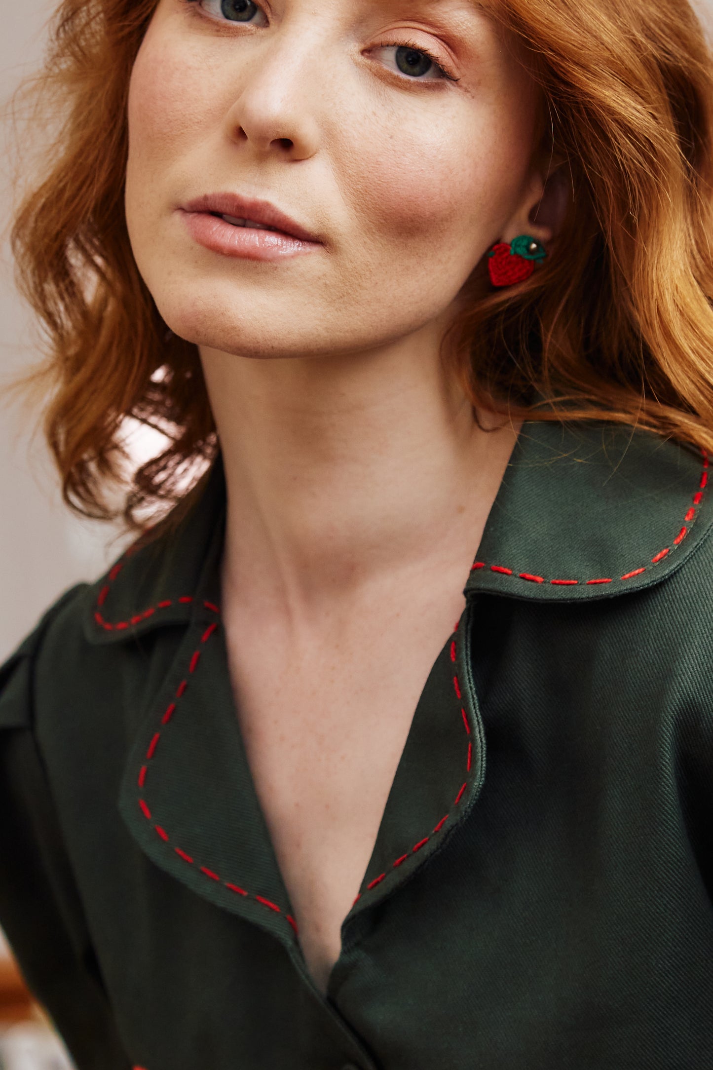 Casaco Fazenda - verde militar