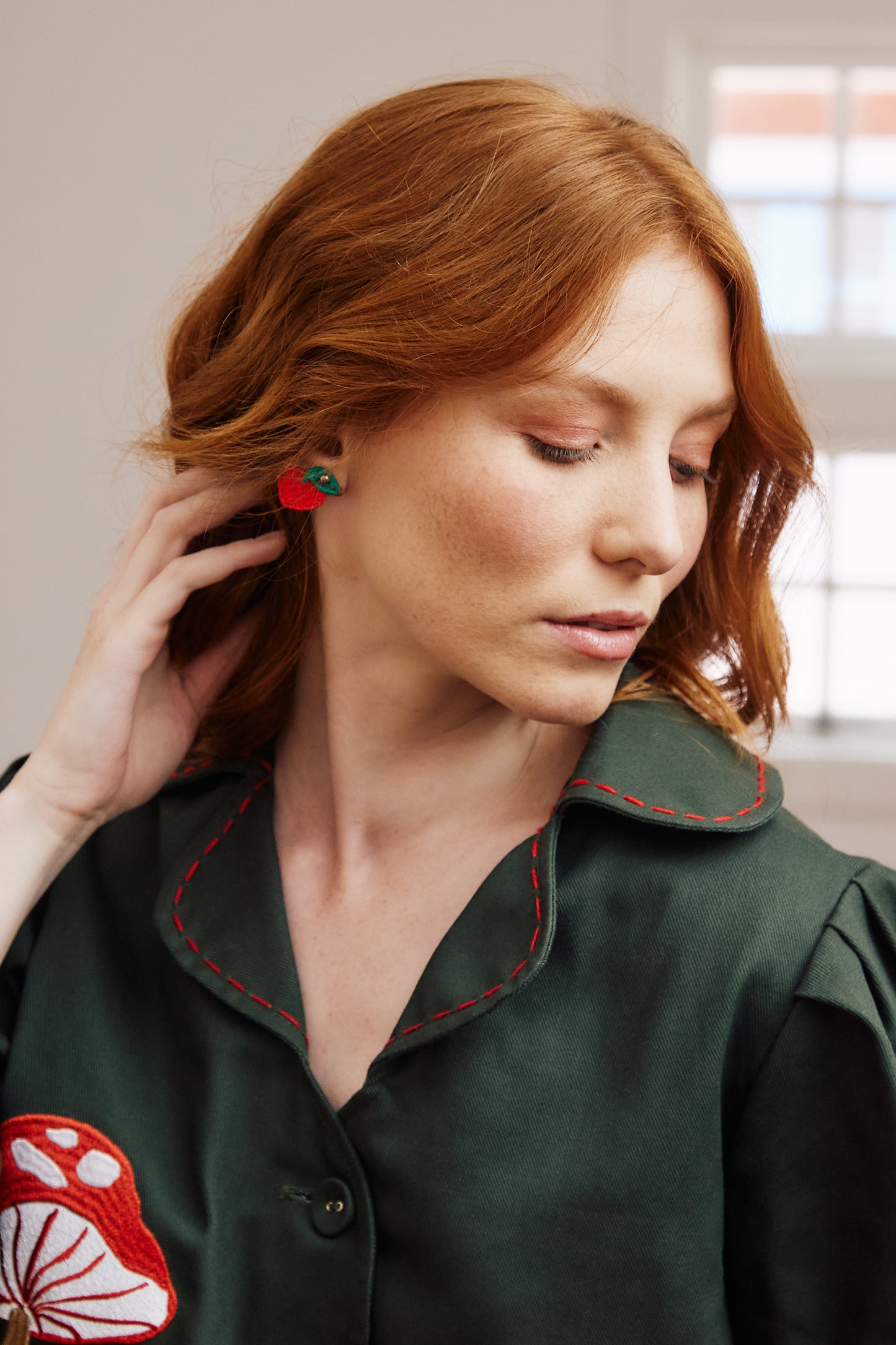 Casaco Fazenda - verde militar