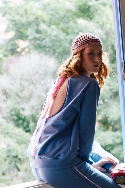 Conjunto Moletom Lagoa Azul - azul