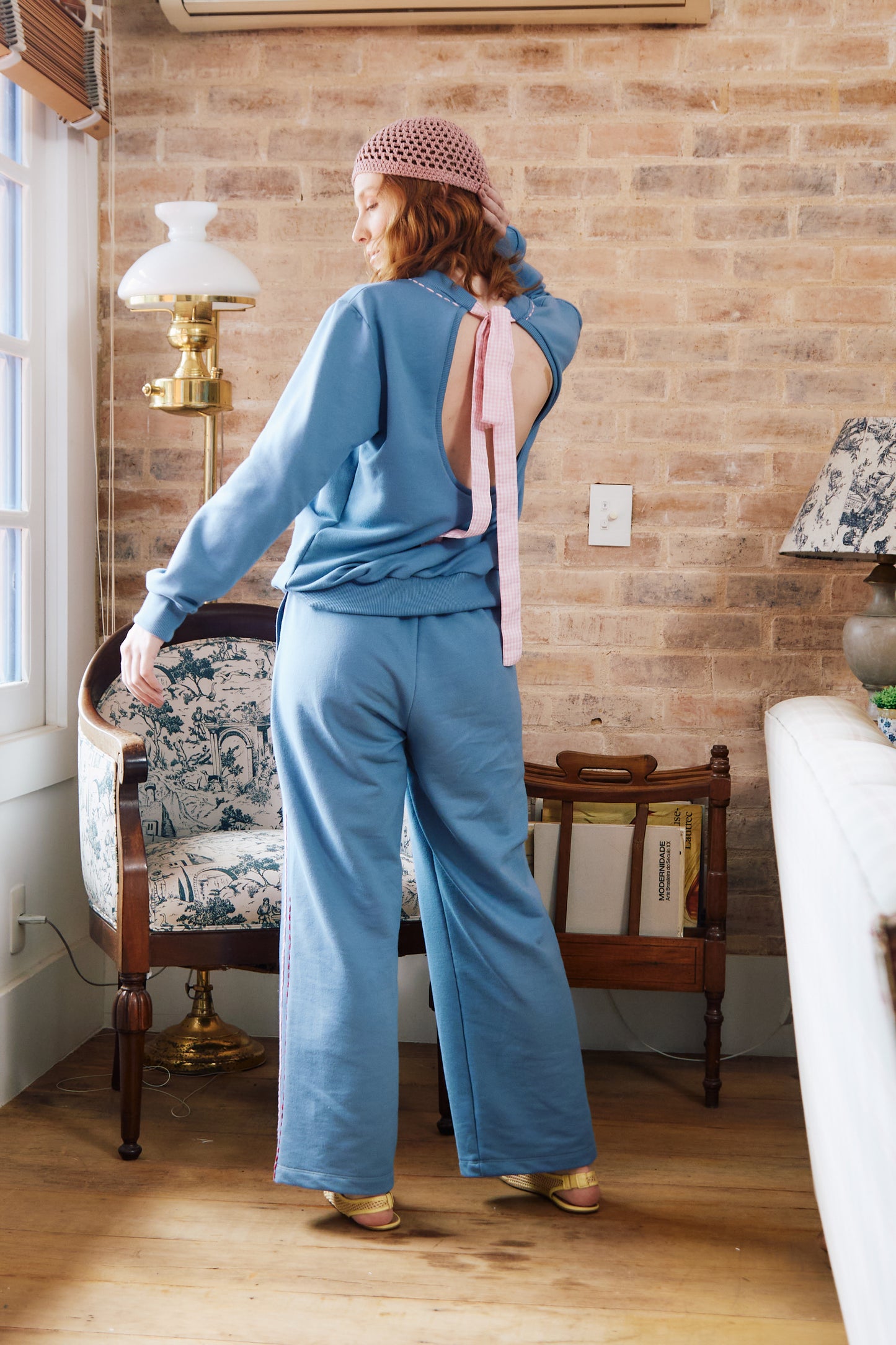 Conjunto Moletom Lagoa Azul - azul