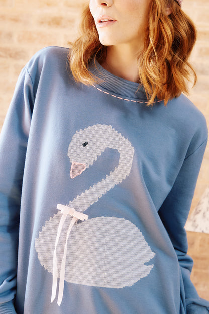 Conjunto Moletom Lagoa Azul - azul