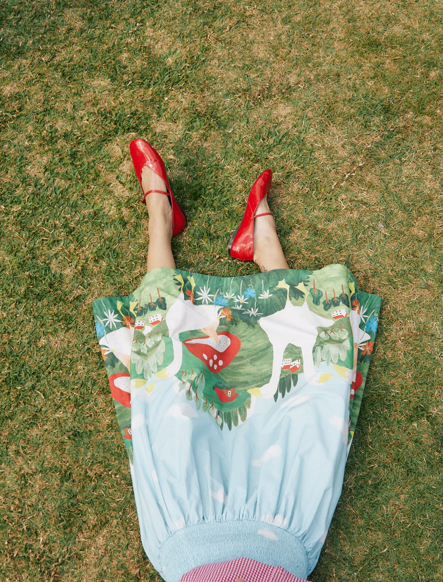 Saia Horizonte Fazendinha - azul claro