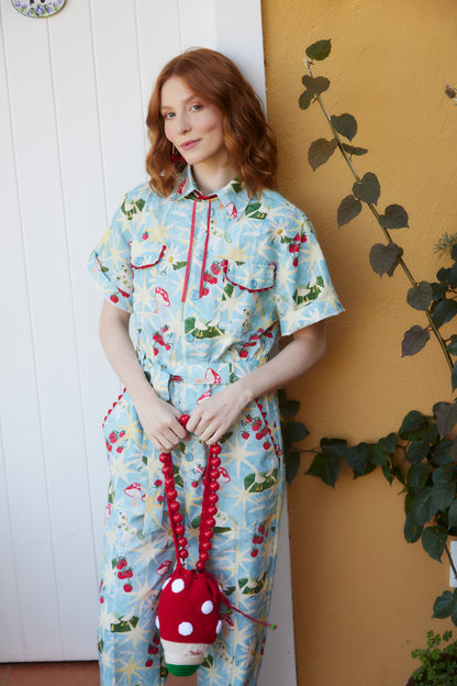 Bolsa Cogumelo - vermelho