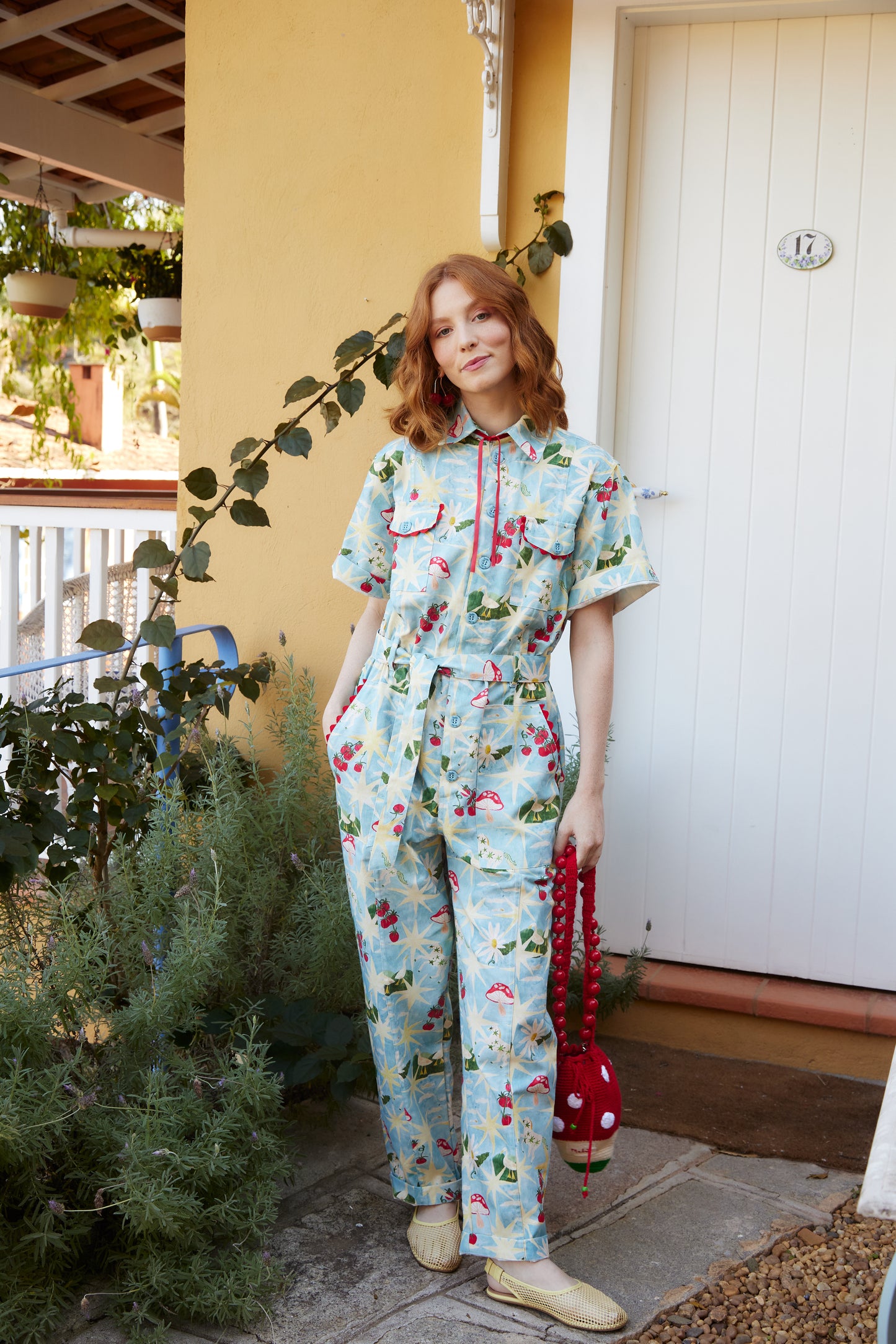 Macacão Conto Estrelinha - azul claro