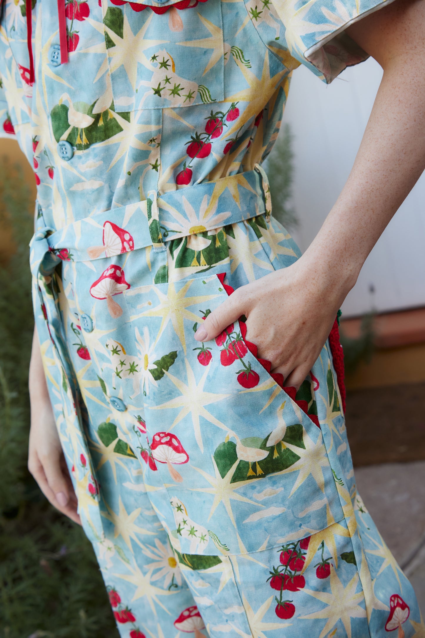 Macacão Conto Estrelinha - azul claro