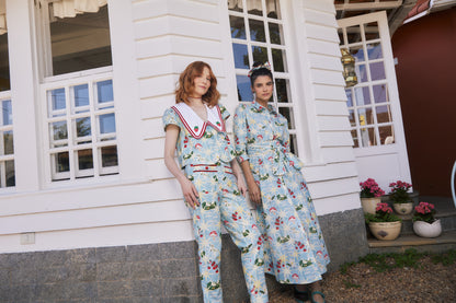 Calça Constelação Estrelinha - azul claro