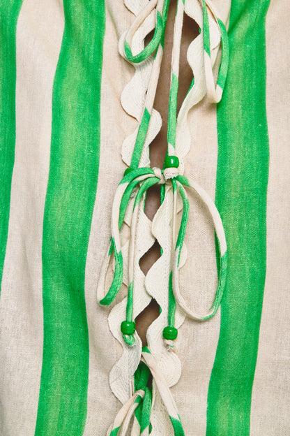 Blusa Baleiro Circo - listras verdes