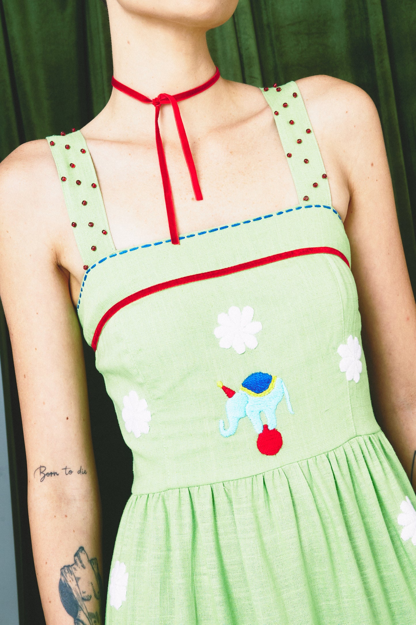 Vestido Amanda Circo - verde