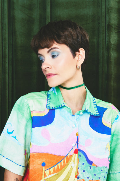 Camisa Mistério Circo - verde