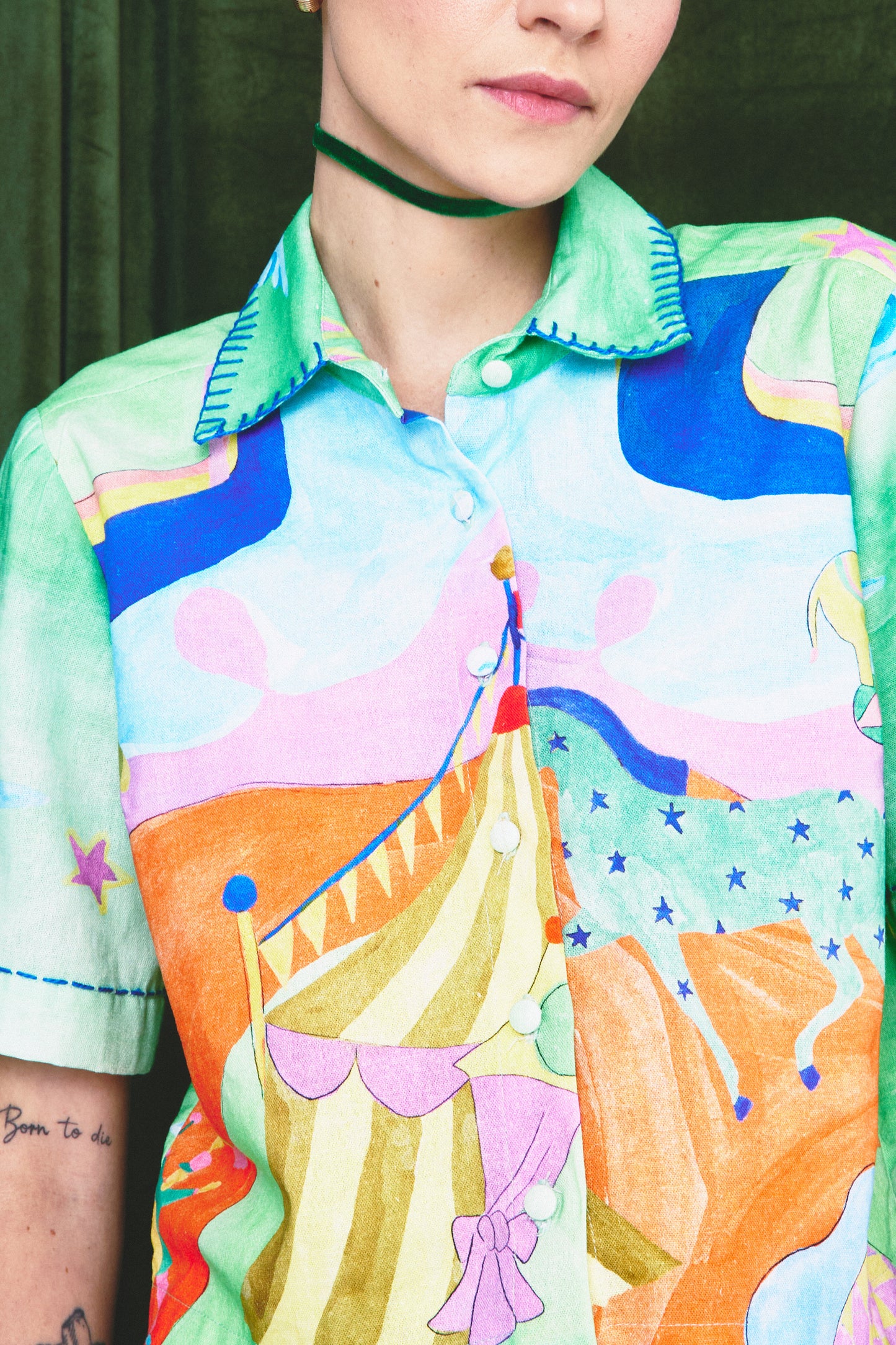 Camisa Mistério Circo - verde