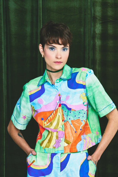 Camisa Mistério Circo - verde