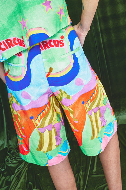 Bermuda Euforia Circo - verde