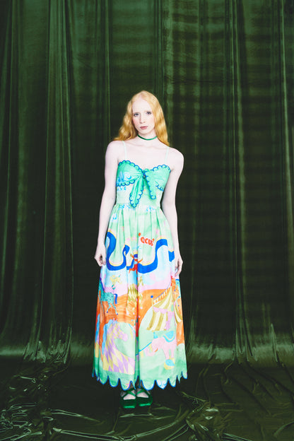 Vestido Espetáculo Circo - verde