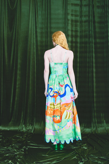 Vestido Espetáculo Circo - verde