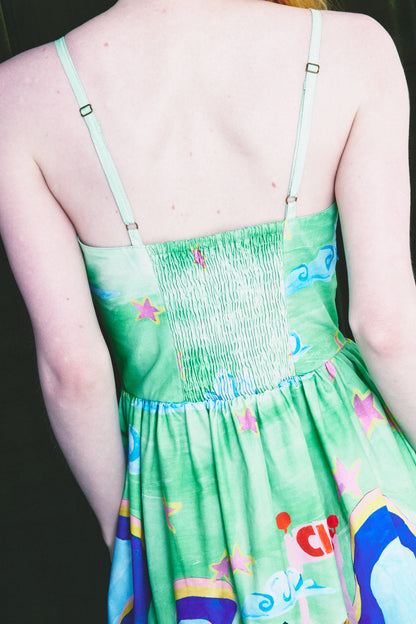 Vestido Espetáculo Circo - verde