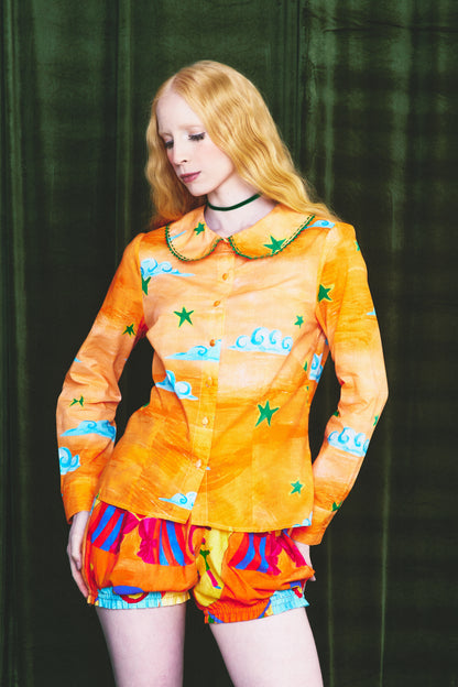Camisa Cambalhota Circo - laranja
