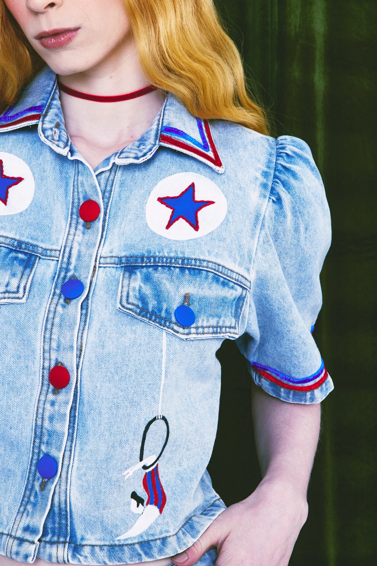 Camisa Lyra - jeans claro