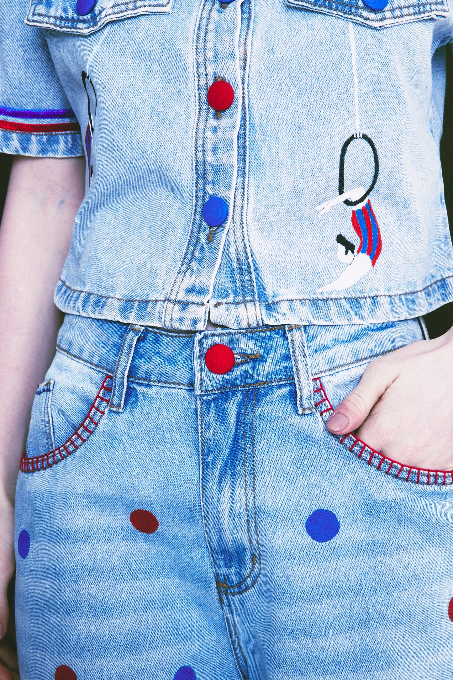 Camisa Lyra - jeans claro