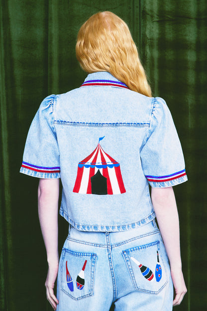 Camisa Lyra - jeans claro