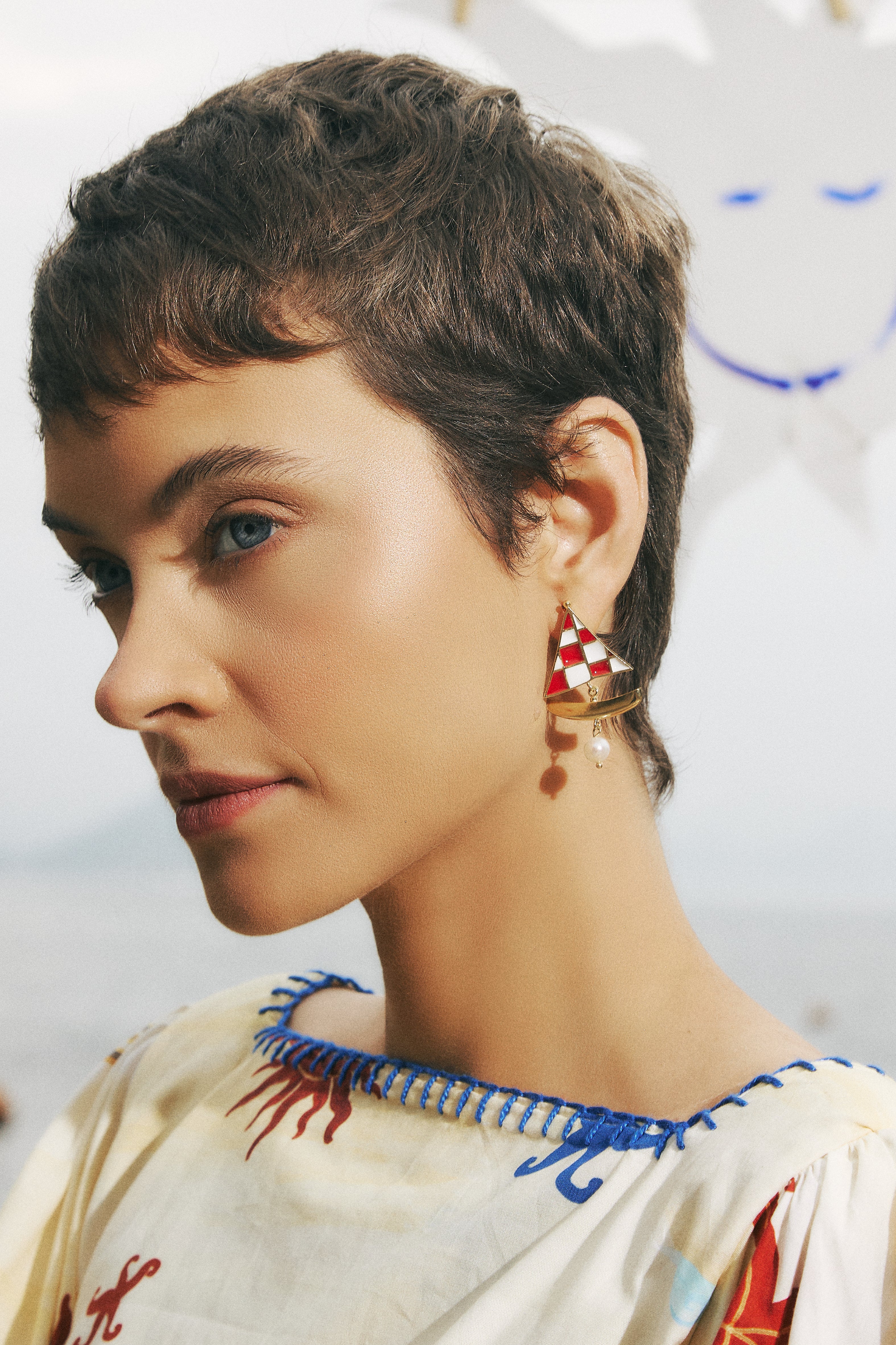 Brinco Veleiro - dourado – Mabô Rio
