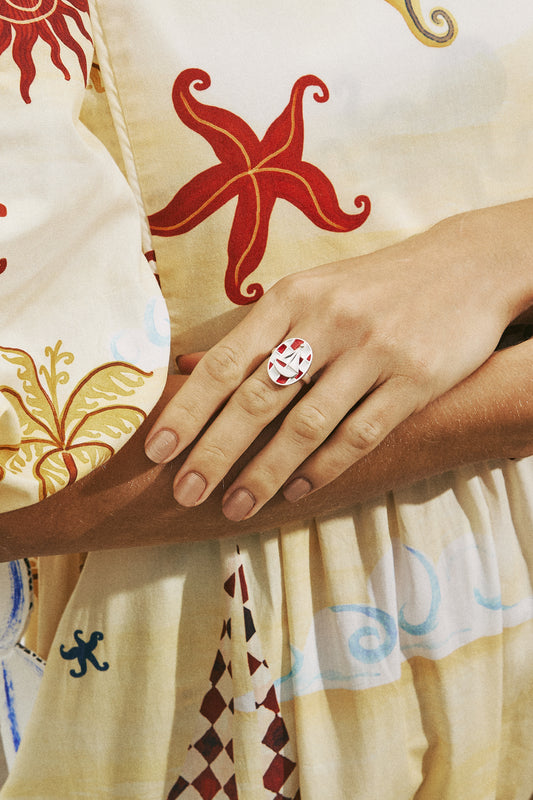 Anel Veleiro Ajustável - prata