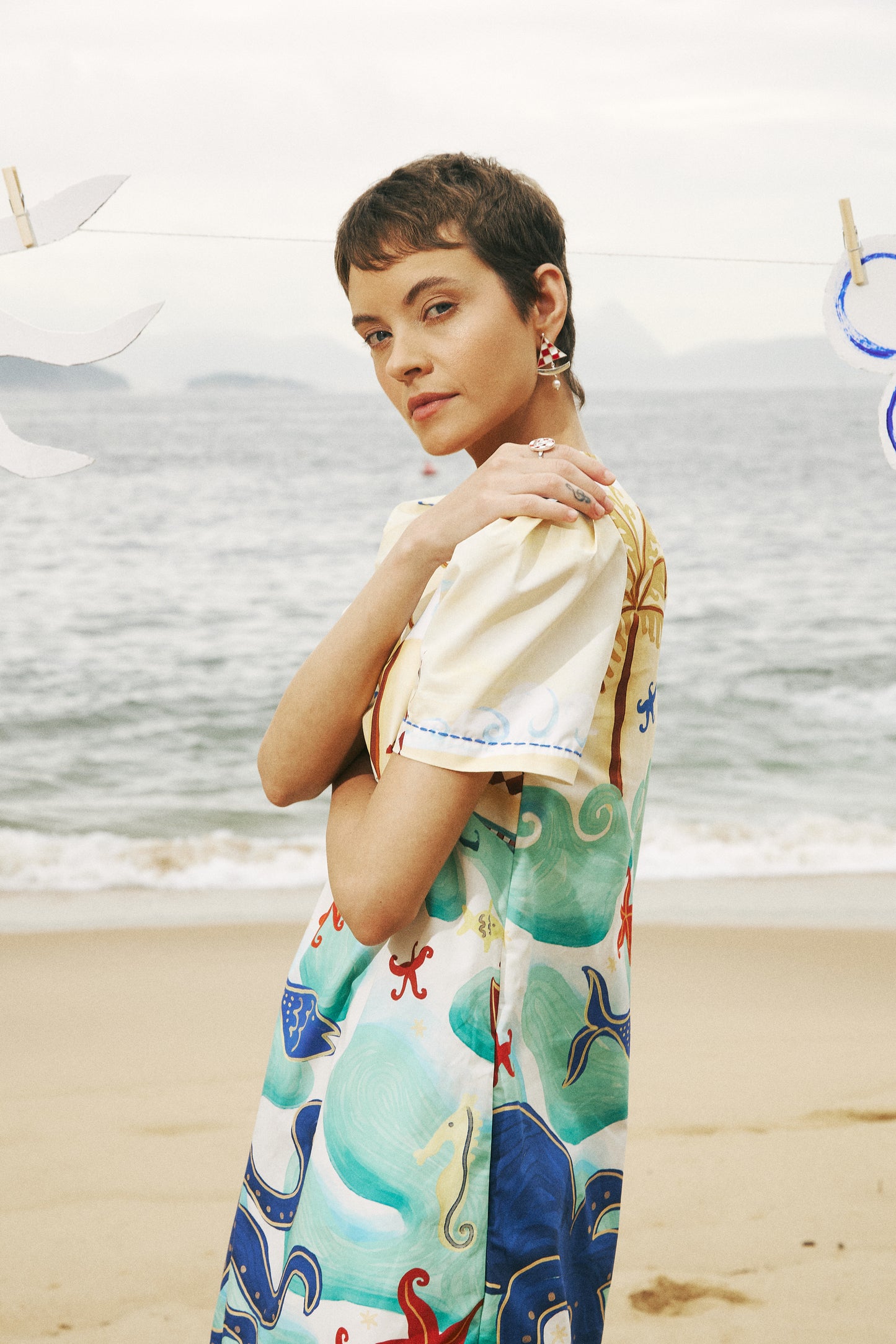 Vestido Brisa - manteiga