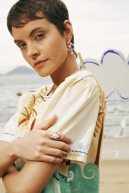 Brinco Veleiro - prata