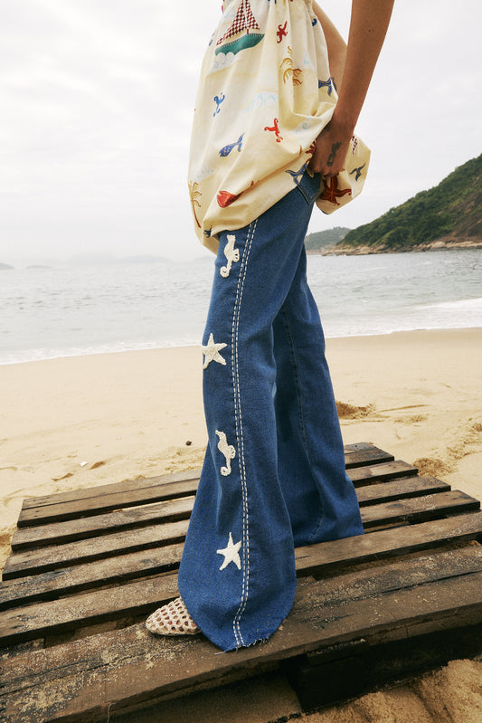 Calça Litoral - jeans