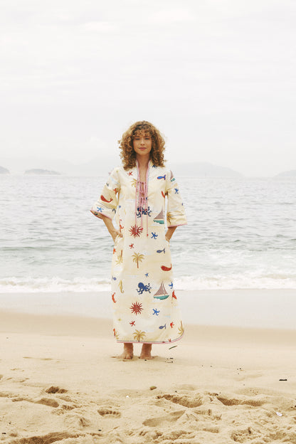 Túnica Calmaria - manteiga