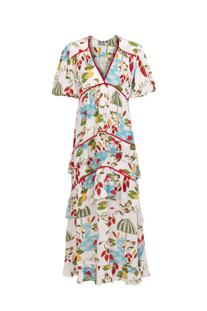 Vestido Afeto Patinhos - off