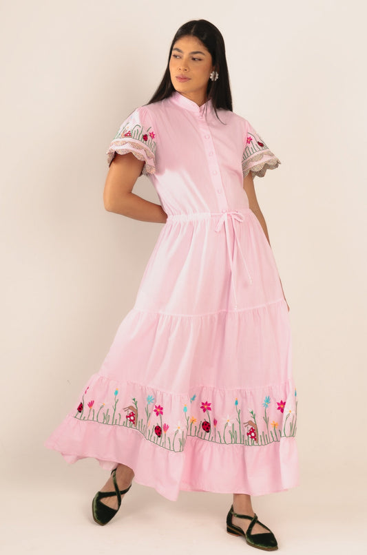 Vestido Frida Sonho - rosa