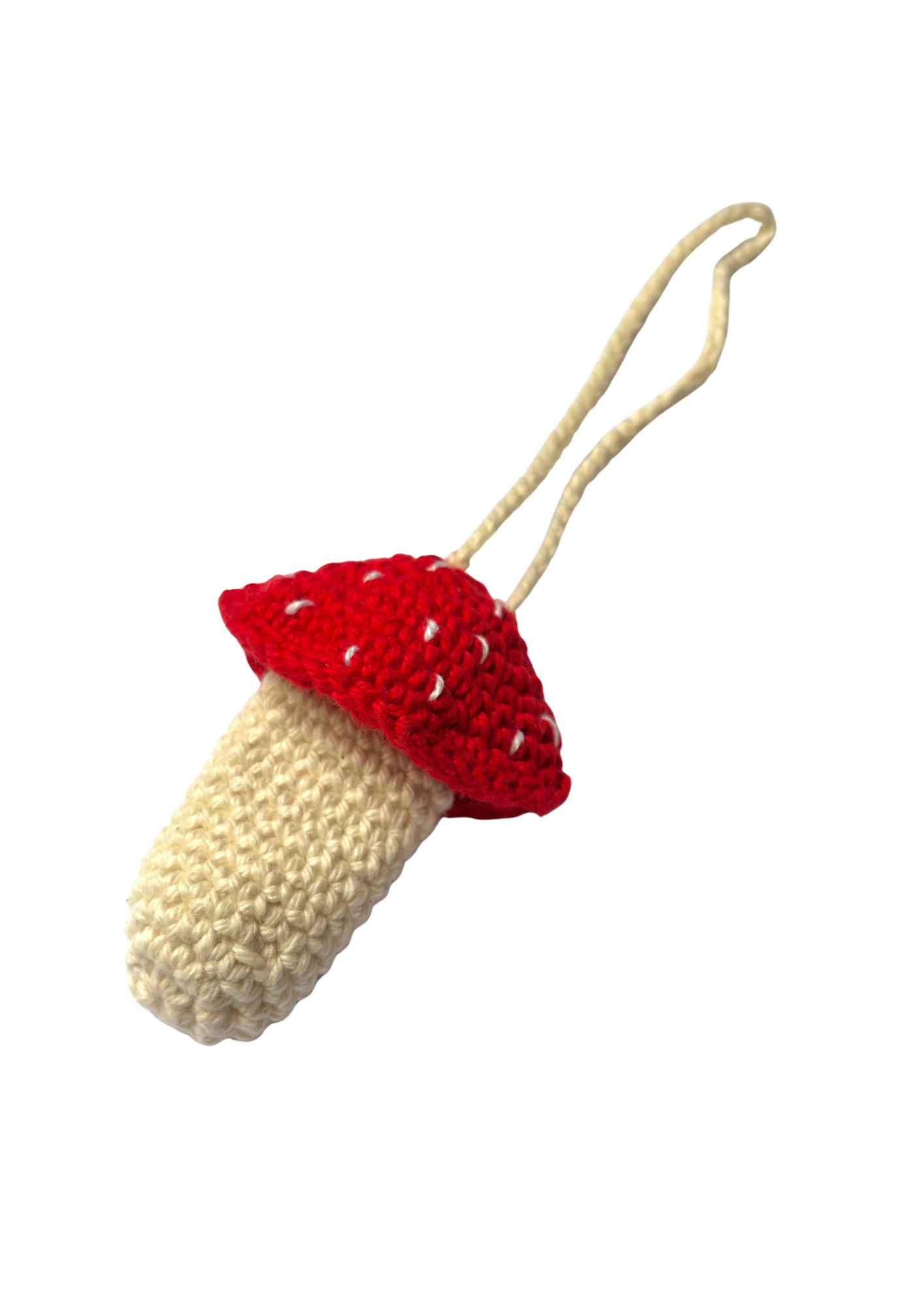 Porta Batom Crochê - cogumelo