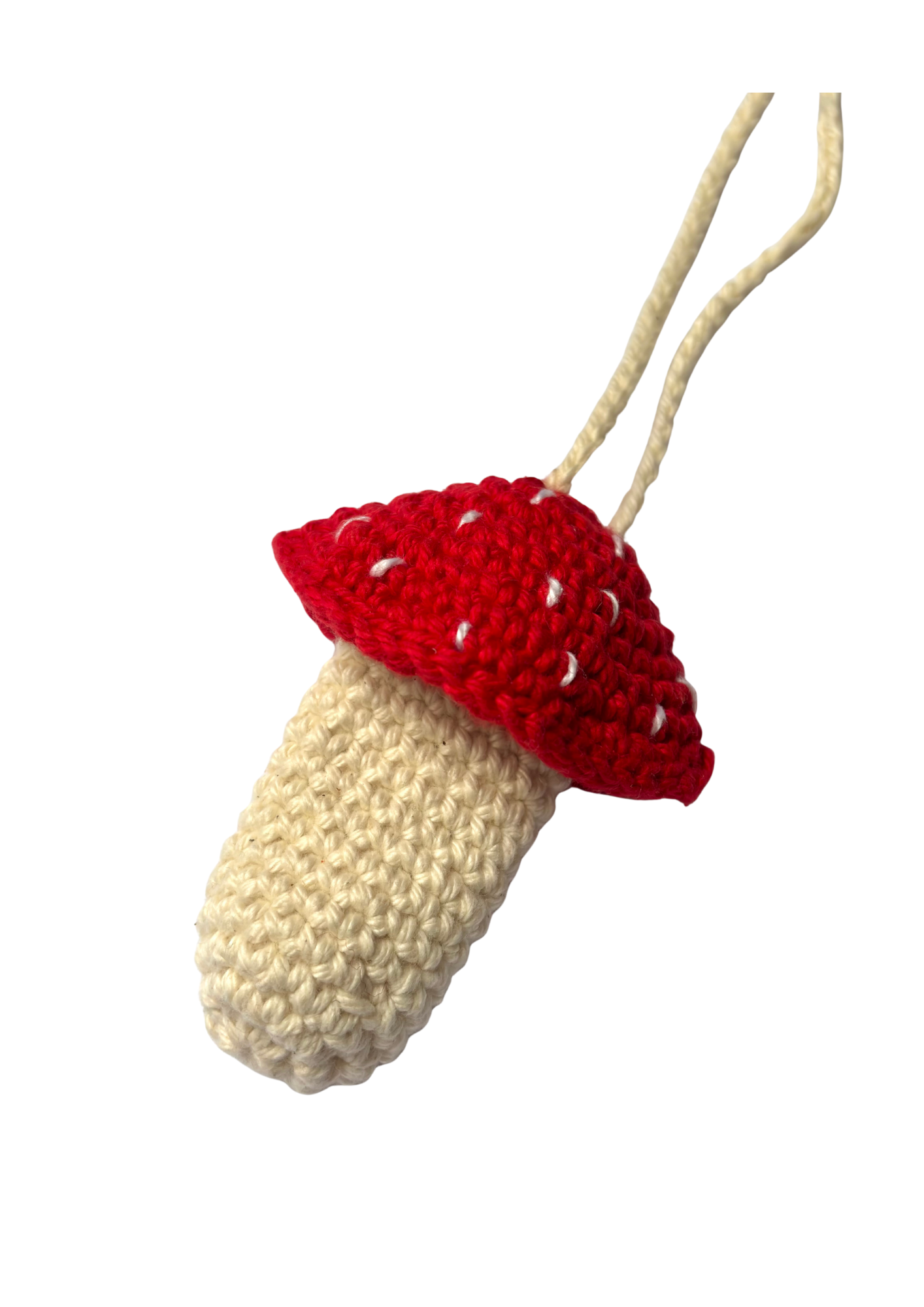 Porta Batom Crochê - cogumelo