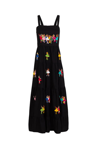 Vestido Amanda Palco - preto