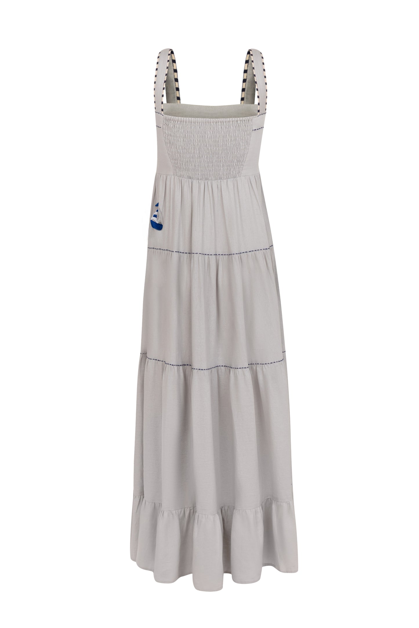 Vestido Amanda Barcos - cinza