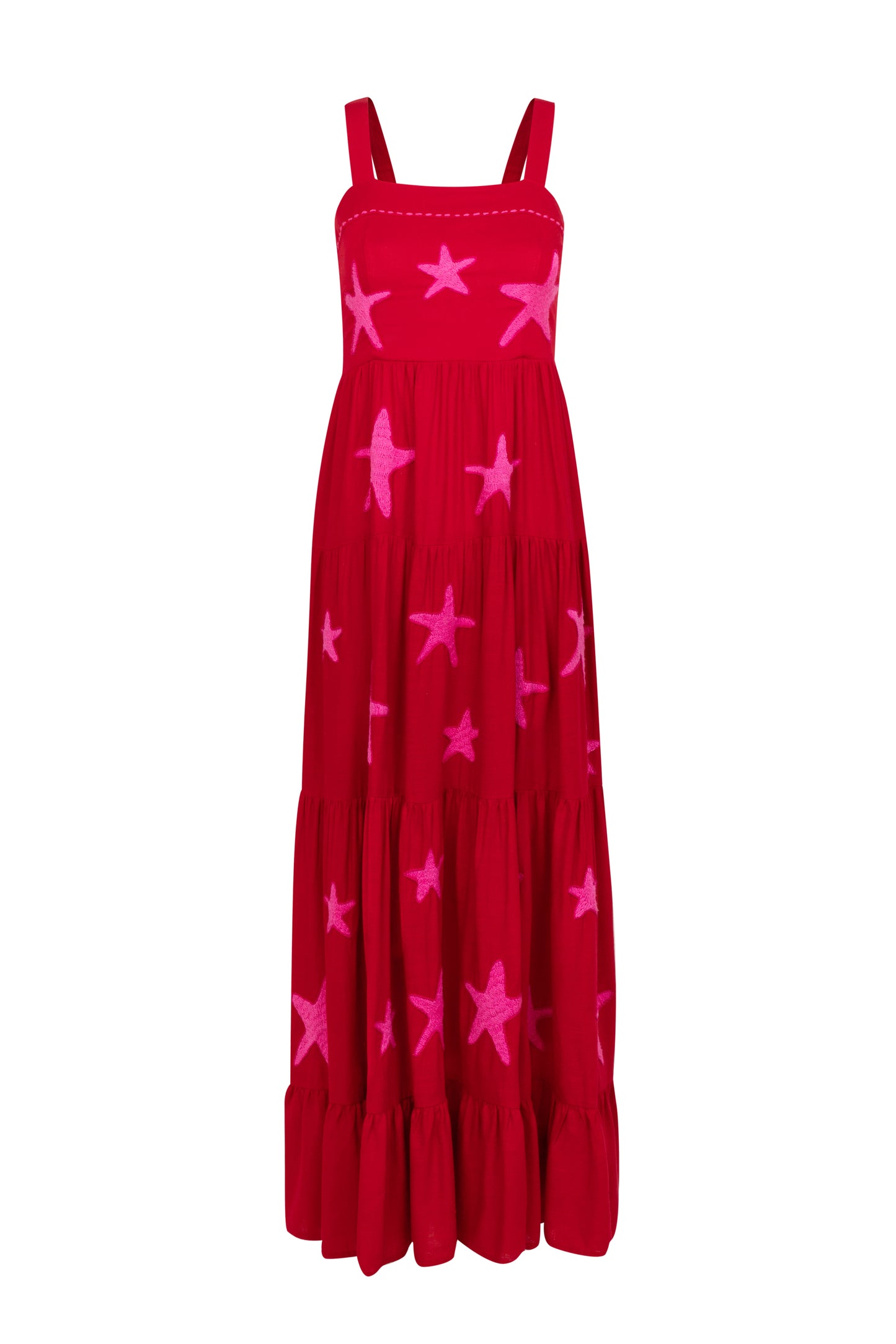 Vestido Amanda Estrela do Mar - vermelho