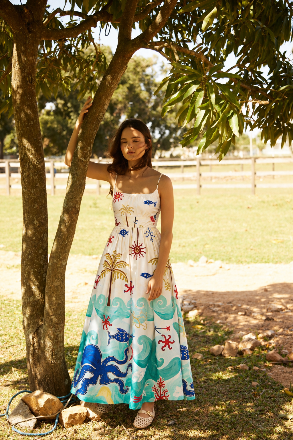 Vestido Picnic - manteiga