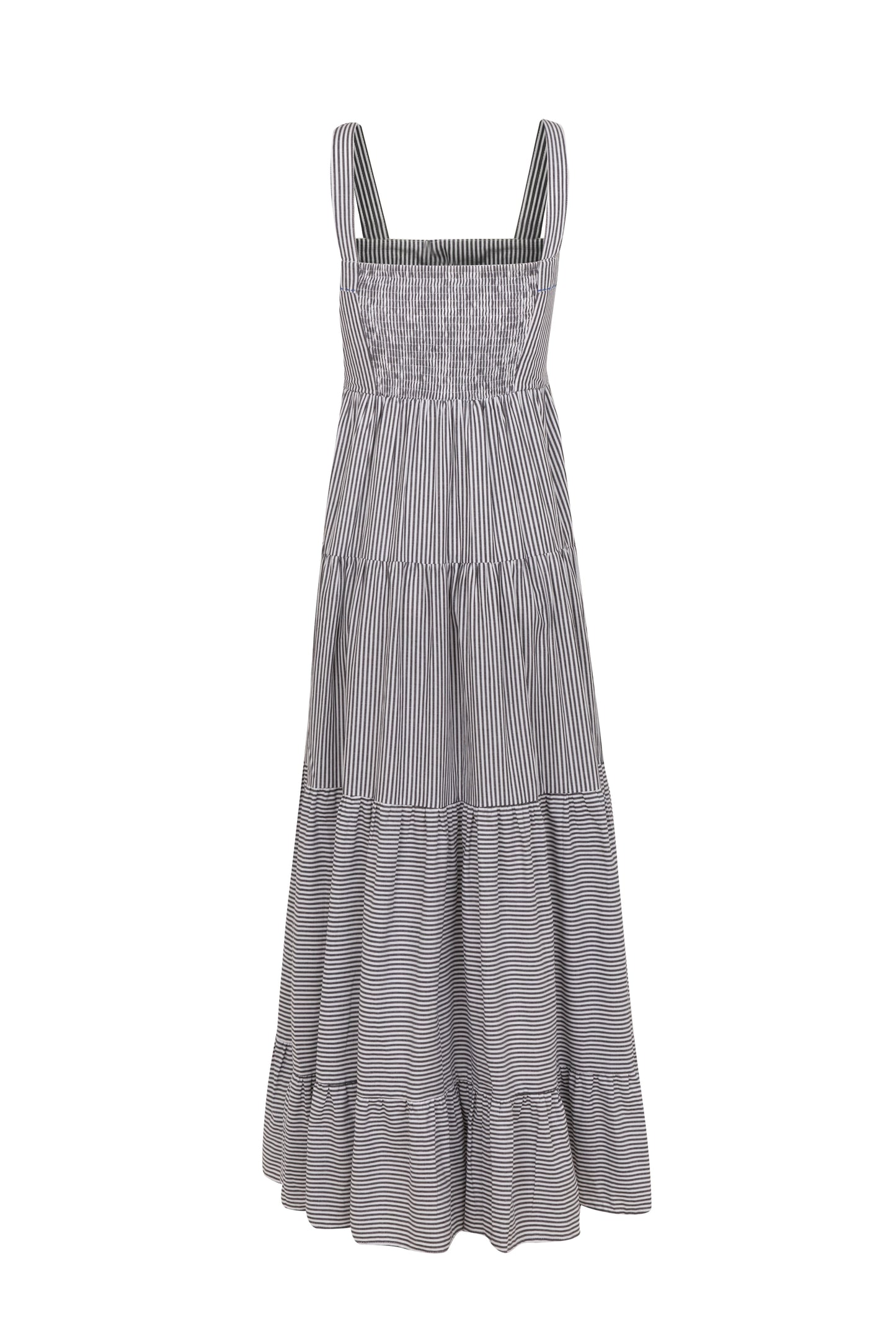 Vestido Amanda Arco-Íris - listrado preto