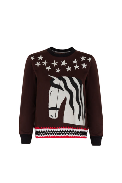 Conjunto Moletom Marajó - marrom