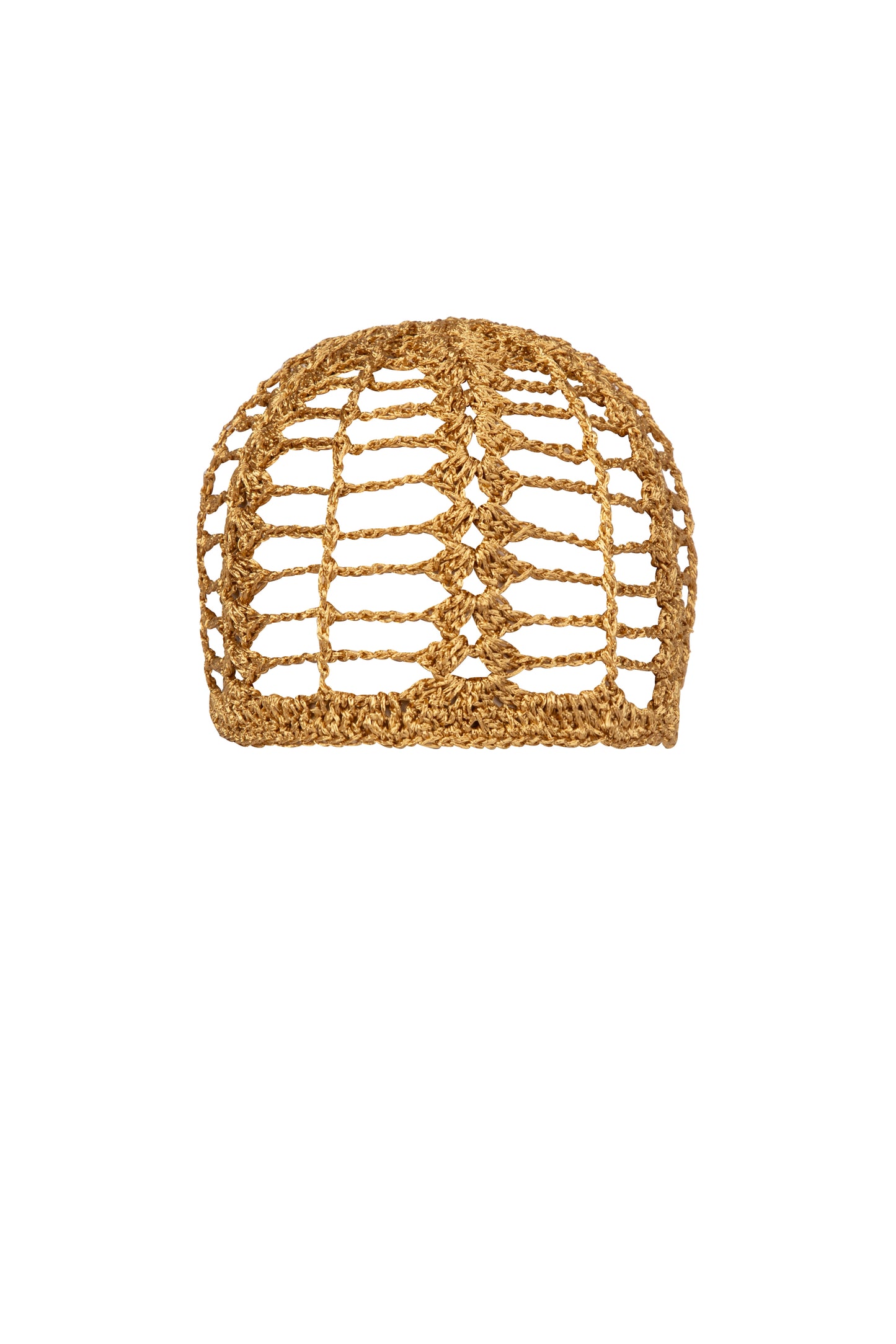 Touca de Crochê - dourado