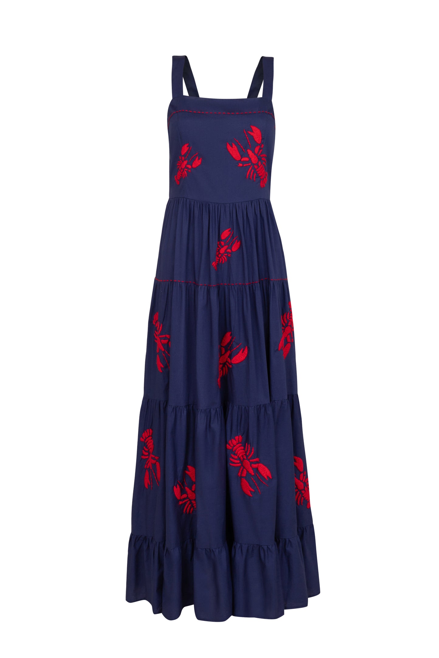 Vestido Amanda Lagosta - marinho