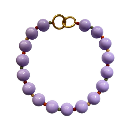 Choker Entremeios Coloridos - lilás