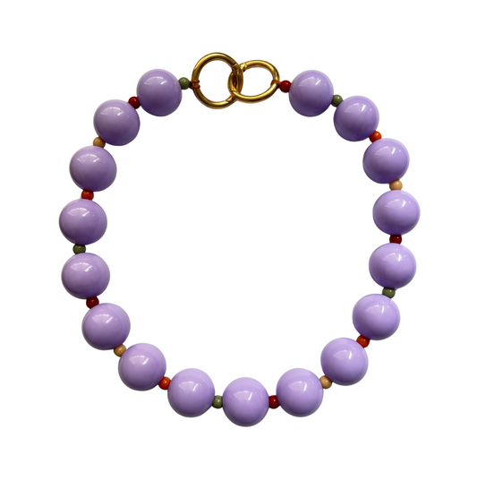Choker Entremeios Coloridos - lilás