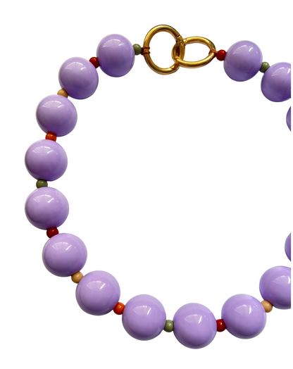 Choker Entremeios Coloridos - lilás