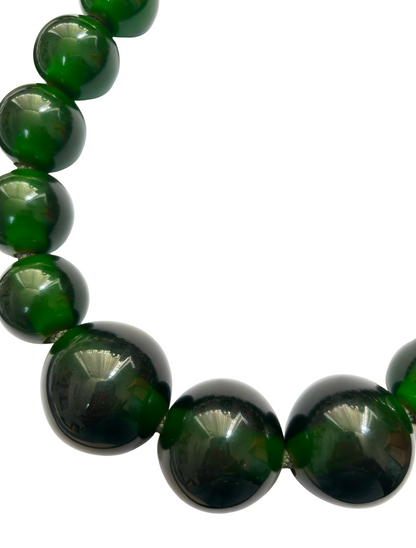 Colar Bolota - verde escuro