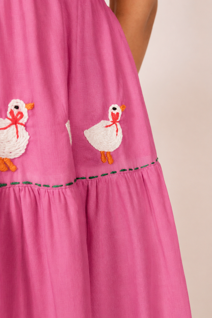 Vestido Amanda Nostalgia - rosa