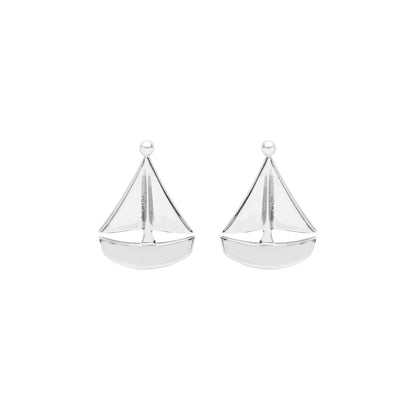 Brinco Mini Veleiro - prata