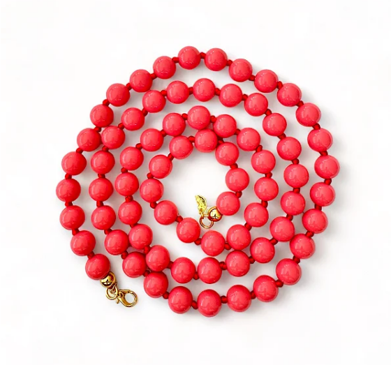 Choker Bubble Triplo - vermelho